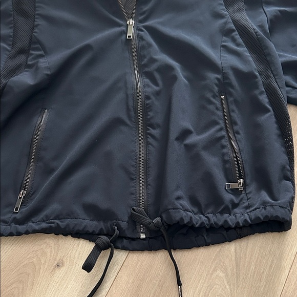 Elegant Black Bomber Jacket - Picture 3 of 4